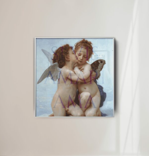 Amore e Psiche - Quadro in Plexiglass